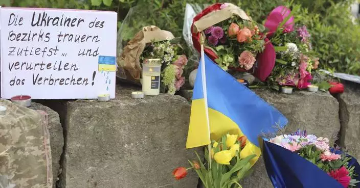 A Russian is charged over the fatal stabbing of 2 Ukrainian soldiers in Germany