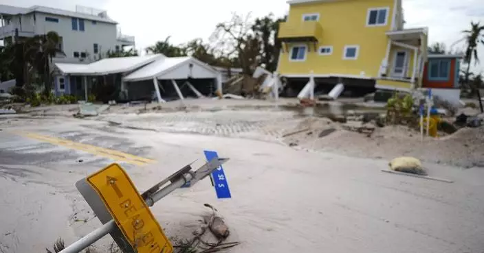 The Latest: Residents begin repairing damage from Hurricane Milton, which killed at least 10