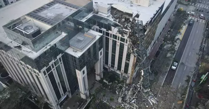 Hurricane Milton’s winds topple crane that was building west Florida’s tallest residential tower