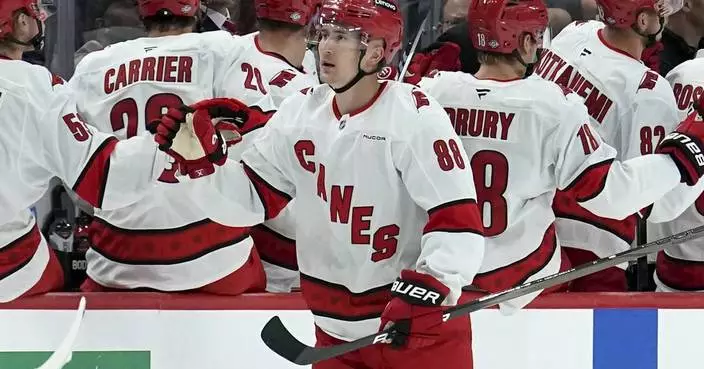 Martin Necas has goal and assist as Hurricanes cruise to 4-1 win over Penguins