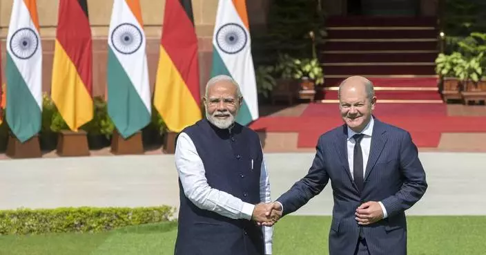 India and Germany look to bolster ties as Modi and Scholz hold talks in New Delhi