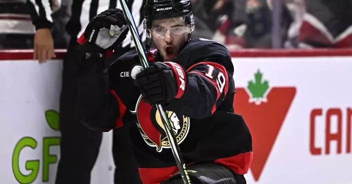 Drake Batherson scores twice as the Senators knock off the Lightning 5-4