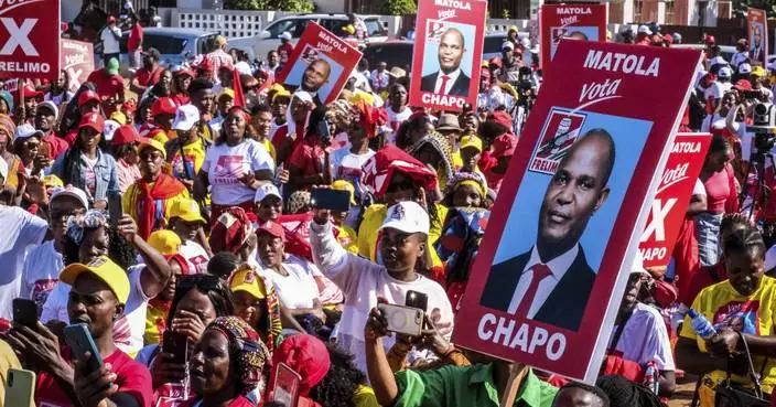 Mozambique votes for president as the longtime ruling party faces a surprise new challenger