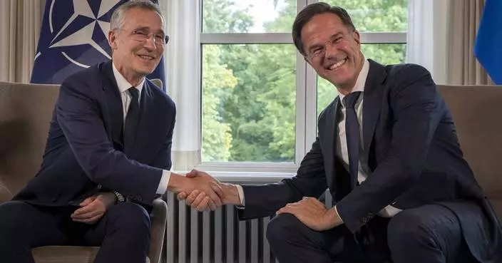 NATO&#8217;s longtime chief hands over to former Dutch premier Mark Rutte