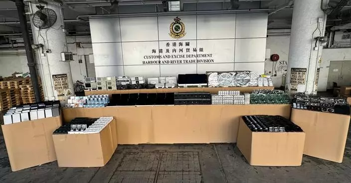 Hong Kong Customs Seizes $100 Million in Suspected Smuggled Electronics from Ocean-Going Vessel