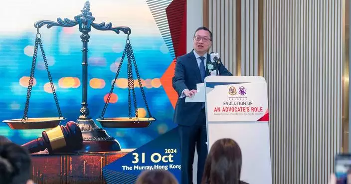 Secretary for Justice Discusses Evolving Role of Advocates at Hong Kong Conference