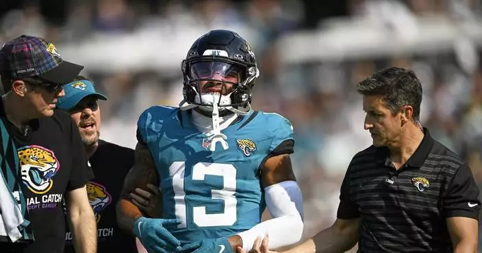 Jags WR Christian Kirk is out for the season after breaking his collarbone, AP source says