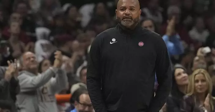 J.B. Bickerstaff returns to Cleveland and gets mixed reaction from fans as Detroit's coach in loss