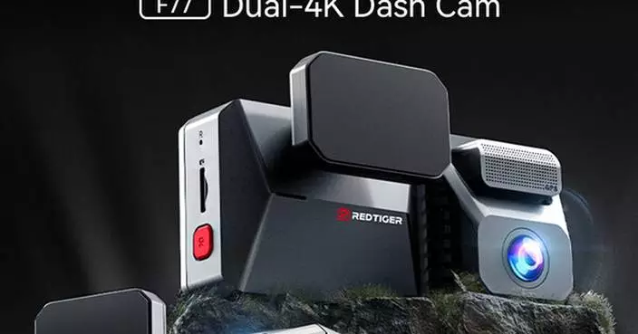 REDTIGER Unveils the F77 Dash Cam Featuring Industry-First Dual 4K Camera Technology