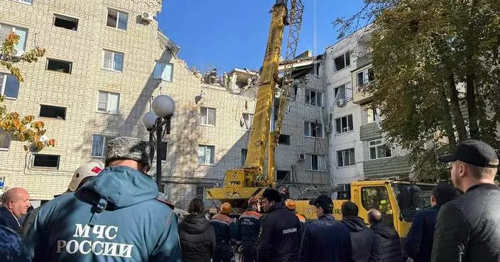 Gas explosion in southern Russia kills 5 people and injures another 4