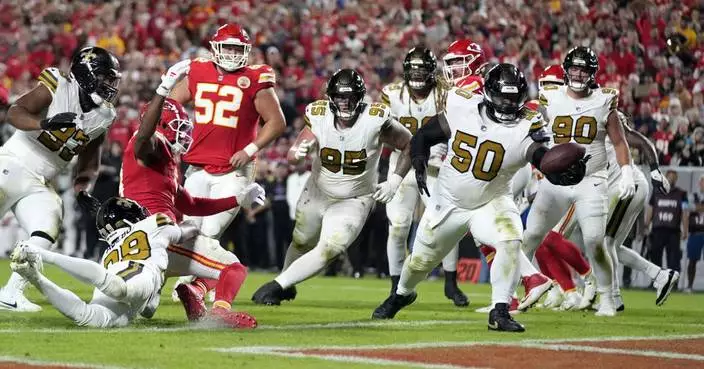 Saints&#8217; Khalen Saunders makes memorable return to Arrowhead Stadium in front of Taylor Swift