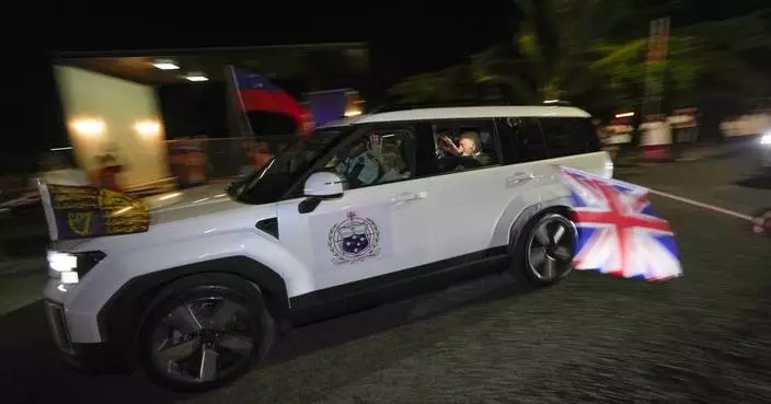 Charles gets a warm welcome on his first visit as king to Samoa. But uneasy questions await