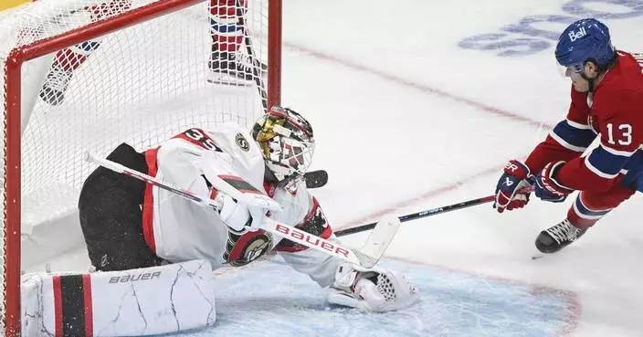 Cole Caufield scores twice and Canadiens beat Senators 4-1