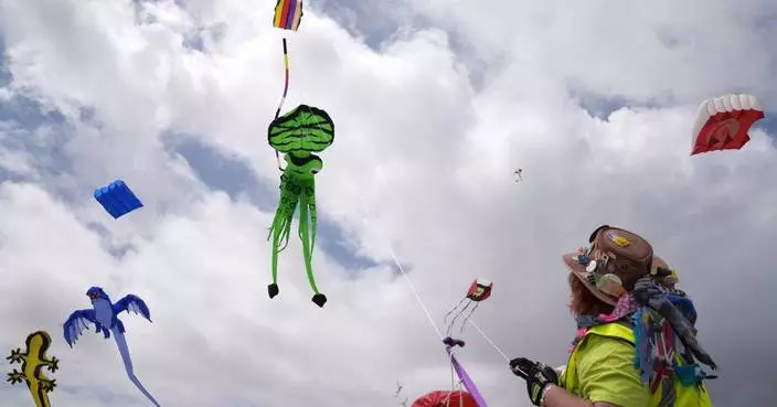 A colorful kite festival in South Africa raises awareness for mental health