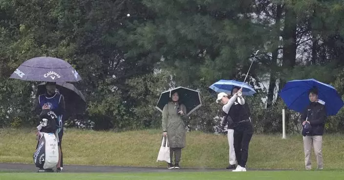 Rain suspends play in BMW Ladies Championship in South Korea with Green in the lead