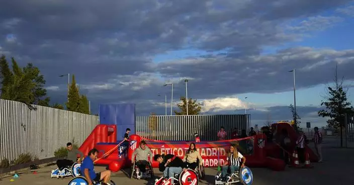 Atletico raises awareness of fans with disabilities at Champions League game