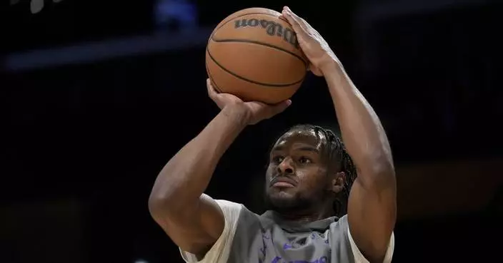 Bronny James expected to begin splitting time between Lakers, G League team after trip