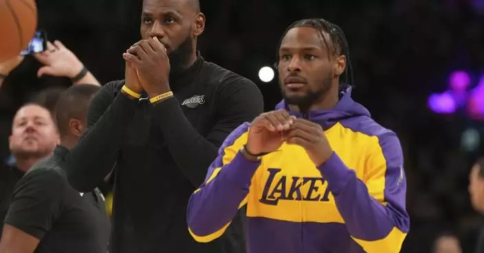 LeBron and Bronny James make history as the NBA&#8217;s first father-son duo to play together