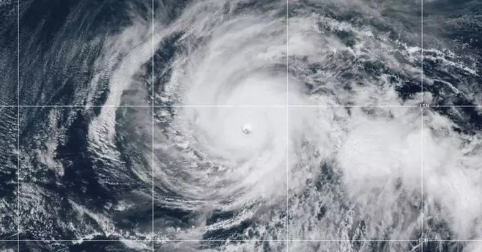 Hurricane Kristy strengthens into a Category 5 storm in the Pacific Ocean