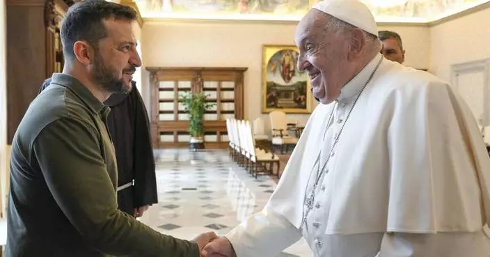 Ukraine&#8217;s Zelenskyy meets Pope Francis as he continues his European tour to push his &#8216;victory plan&#8217;