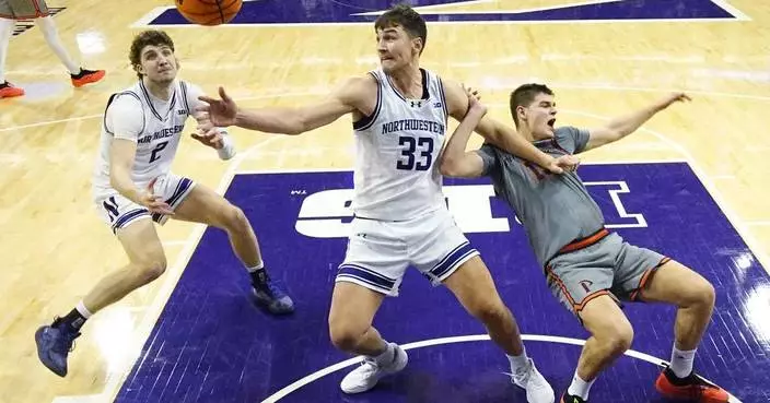 Jalen Leach scores 15 of his 21 points in the second half and Northwestern beats Pepperdine 68-50