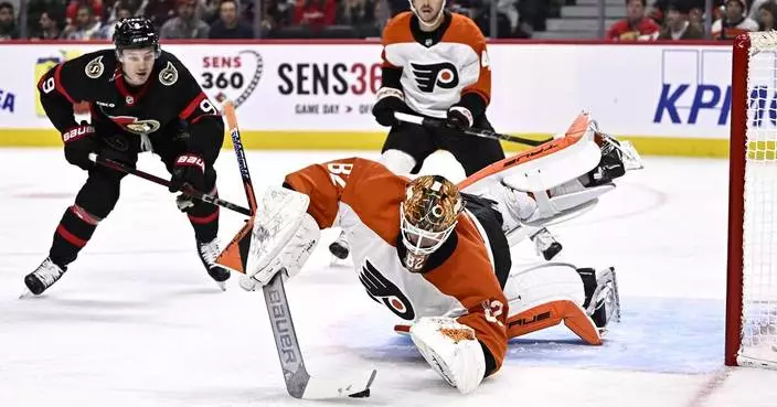 Matvei Michkov scores in OT, the Flyers rally to beat the Senators 5-4