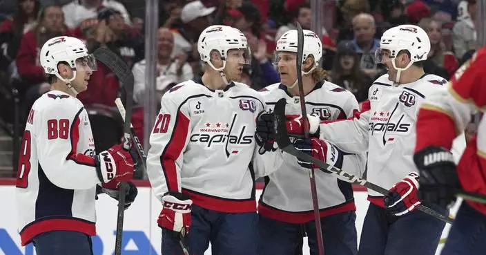 Eller scores twice, Capitals beat Panthers 4-1 as Florida loses 6th out of 7