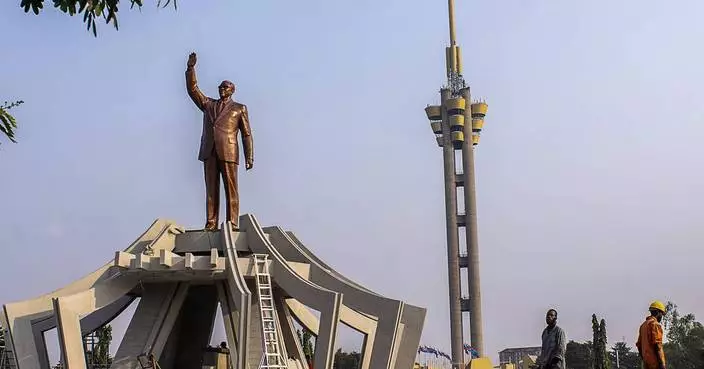 The mausoleum holding Congo independence hero Lumumba&#8217;s gold-capped tooth is vandalized