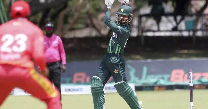 Ayub smashes maiden ODI hundred in Pakistan's thumping 10-wicket win over Zimbabwe