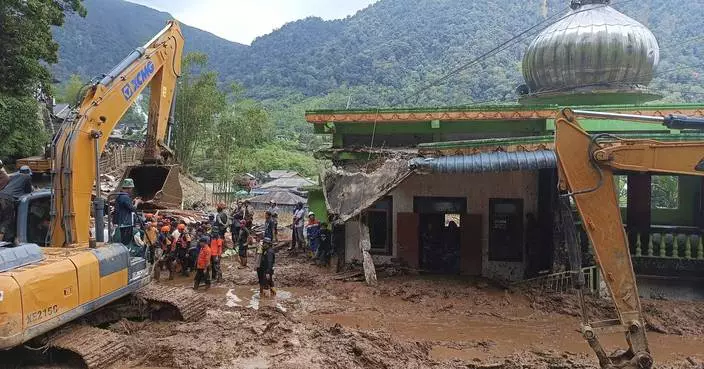 Rescuers recover 20 bodies from flash floods and landslides on Indonesia's Sumatra island