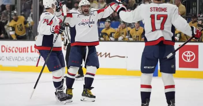 Ovechkin&#8217;s hat trick and Thompson&#8217;s 40 saves lead Capitals to 5-2 win over Golden Knights