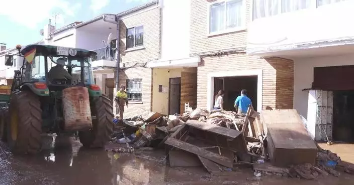 Spanish town suffers heavy losses from flash flood