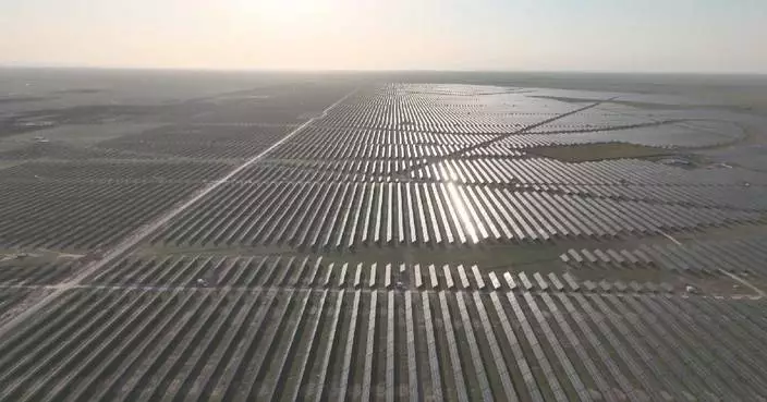 China starts operation of solar plant built on subsided coal mine