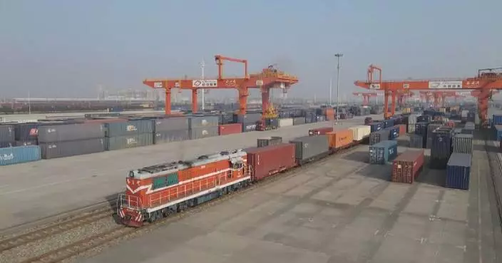 Xi’an handles over 25,000 China-Europe freight train trips, setting new record