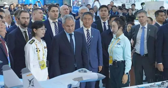 Russian Security Council Secretary Shoigu visits Airshow China