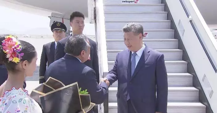 Xi arrives in Lima for APEC meeting, state visit to Peru