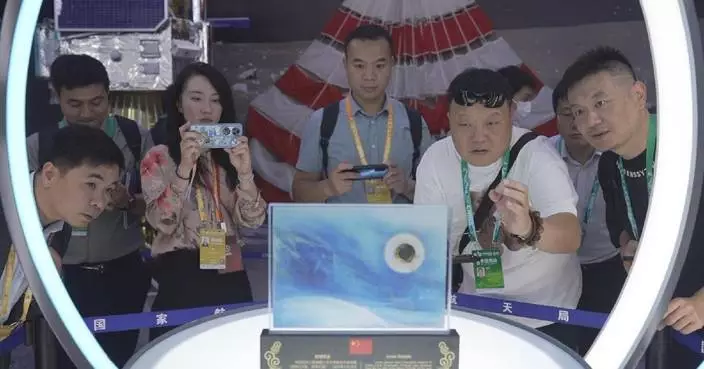 Lunar samples from moon&#8217;s far side debut at Airshow China