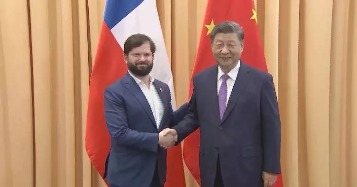 Xi meets Chilean president on relations