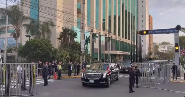 Biden leaves venue after meeting with Xi in Lima