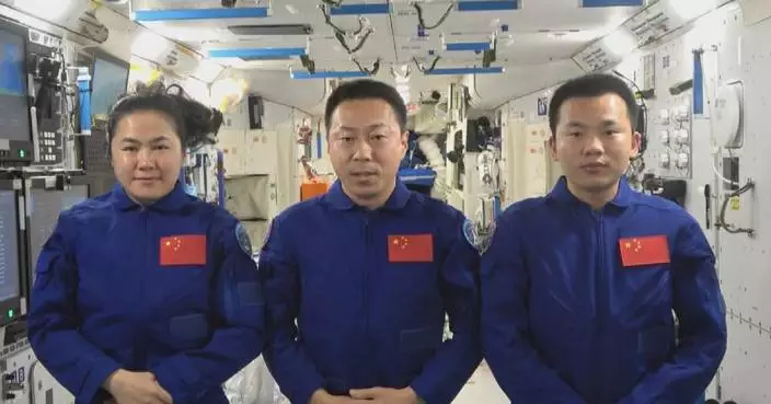 Blessings from Tiangong Space Station to celebrate 25th anniversary of China&#8217;s first uncrewed spacecraft