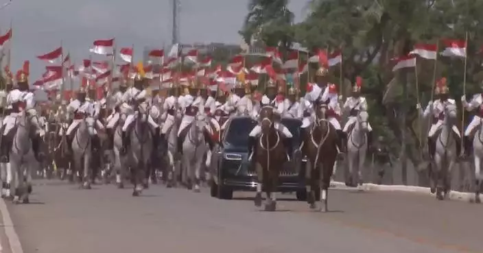 Xi arrives at Alvorada Palace for welcome ceremony hosted by Brazilian president