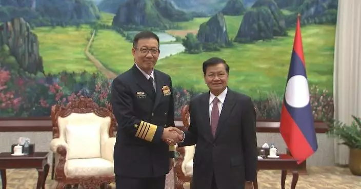 Lao president meets Chinese defense minister on mil-to-mil relations