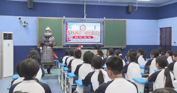 Chinese art teacher recreates ancient armor for immerse history class