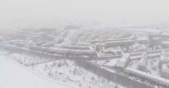 Cold snap grips parts of China with snow, rain