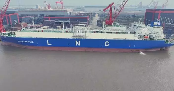 China&#8217;s first self-developed new large-scale LNG carrier delivered in Shanghai