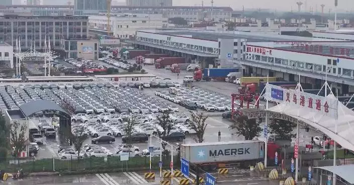 China-Europe freight train route connects small commodity hub Yiwu with world