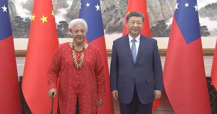 Xi says China prioritizes empowering Pacific Island countries to tackle climate change