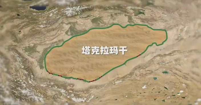 China&#8217;s largest desert fully encircled with green belt