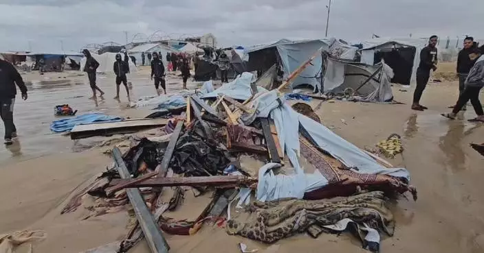 Extreme weather in Gaza worsens life of displaced people