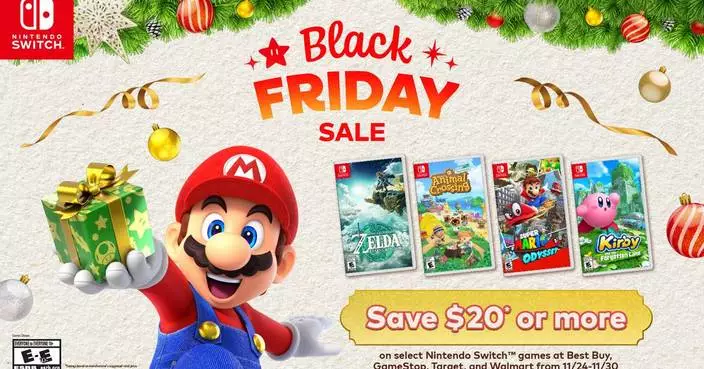 Nintendo Announces Black Friday Offers Providing Even More Ways to Play This Holiday Season